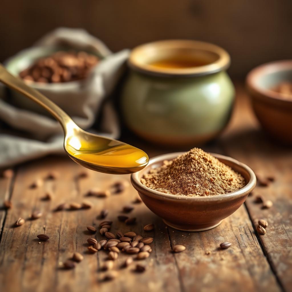 With warm ghee